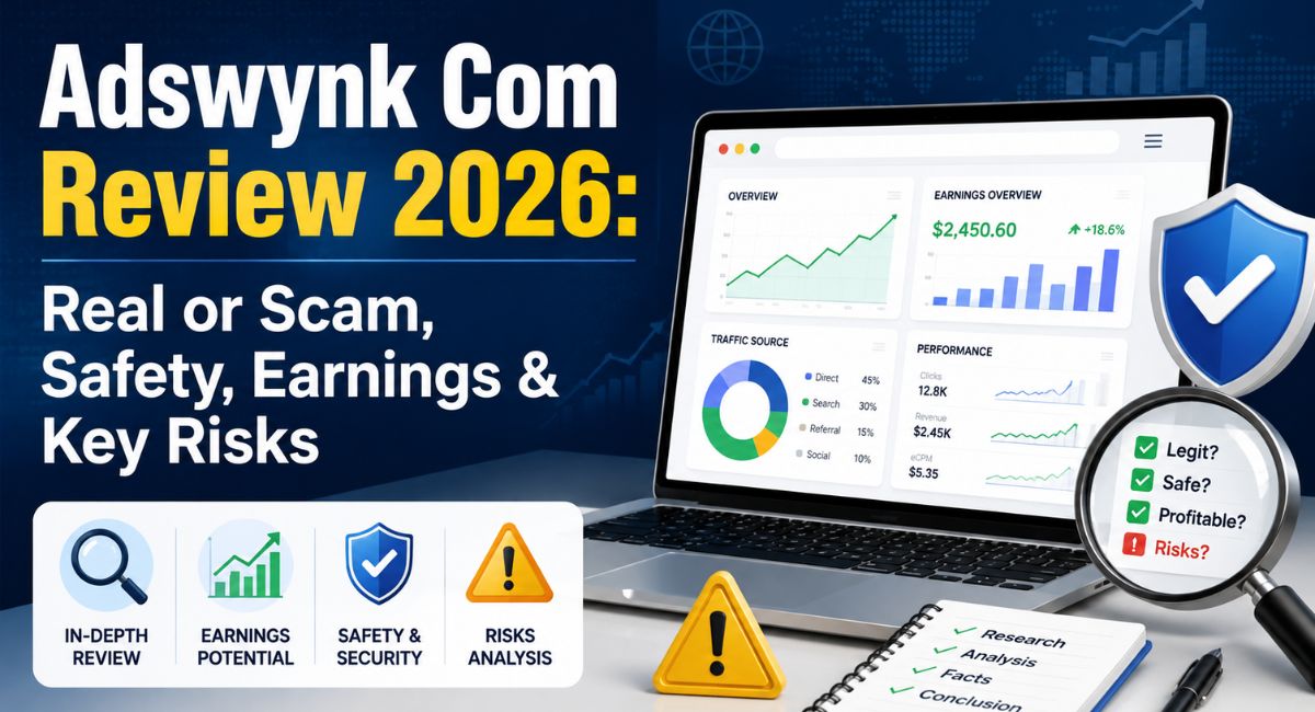 Adswynk Com Review 2026: Real or Scam, Safety, Earnings & Key Risks 1 Adswynk Com Review 2026: Real or Scam, Safety, Earnings & Key Risks