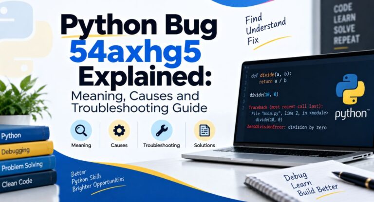 Python Bug 54axhg5 Explained: Meaning, Causes and Troubleshooting Guide 